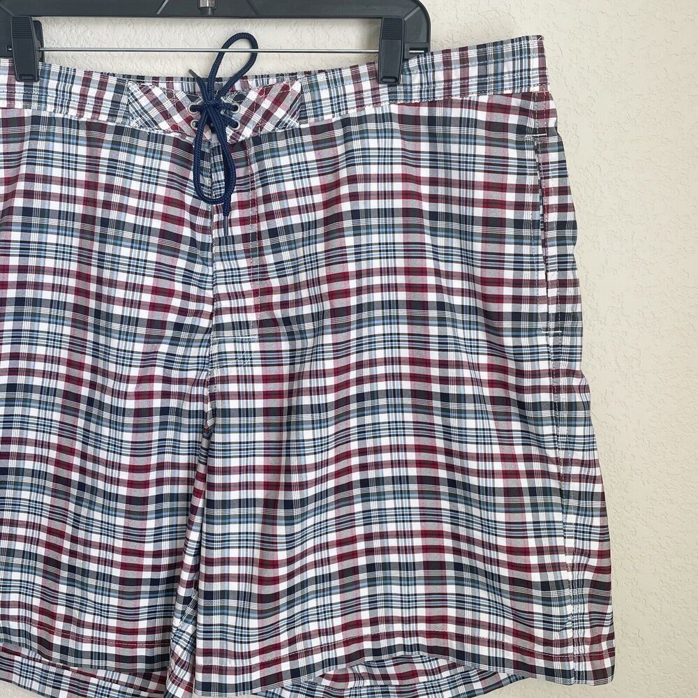 Brooks Brothers 346 Mens 41W Plaid Madras Shorts Preppy Cotton - Picture 4 of 10
